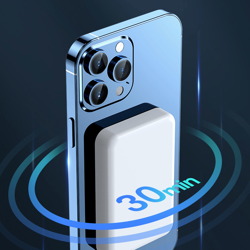 Magnet Powerbank | Tragbare MagSafe Powerbank mit kabellosem Schnellladen