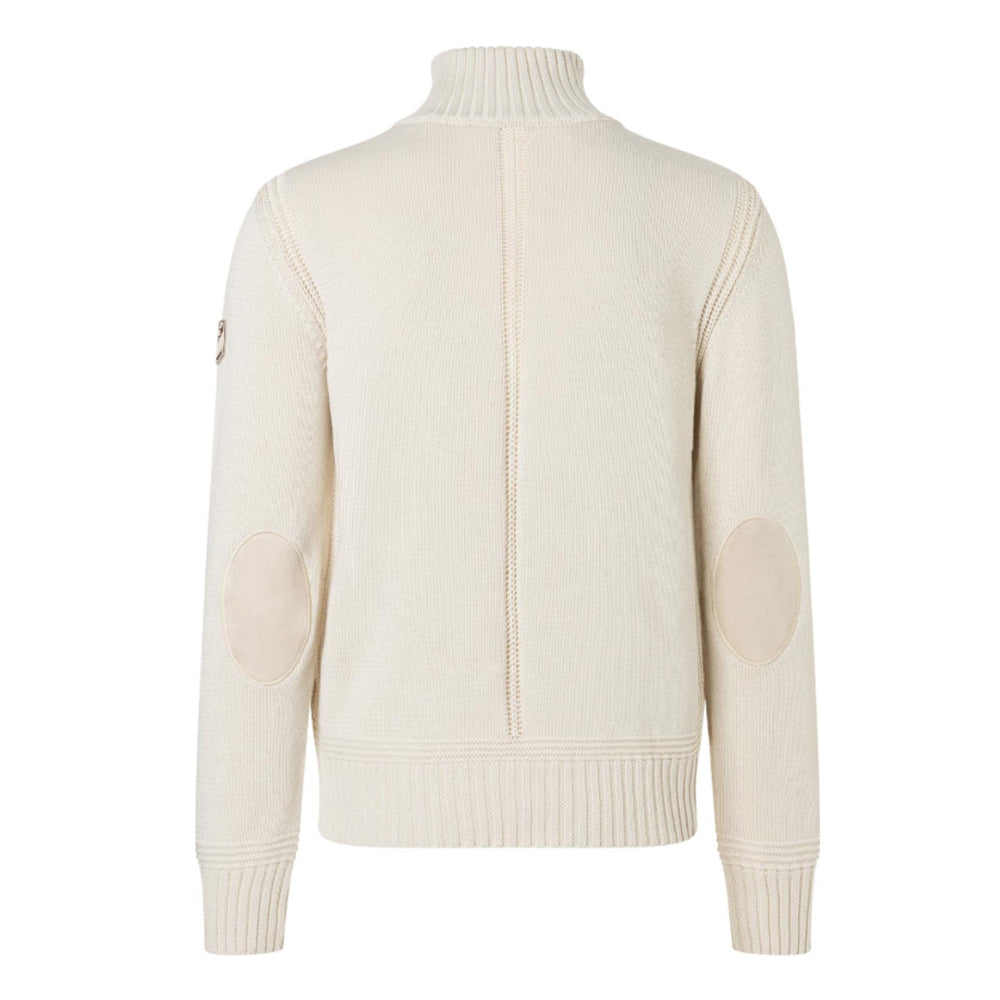 Herren Troyer Strickpullover mit halbem Reißverschluss | Regular Fit mit geripptem Stehkragen und markantem Ärmeldesign