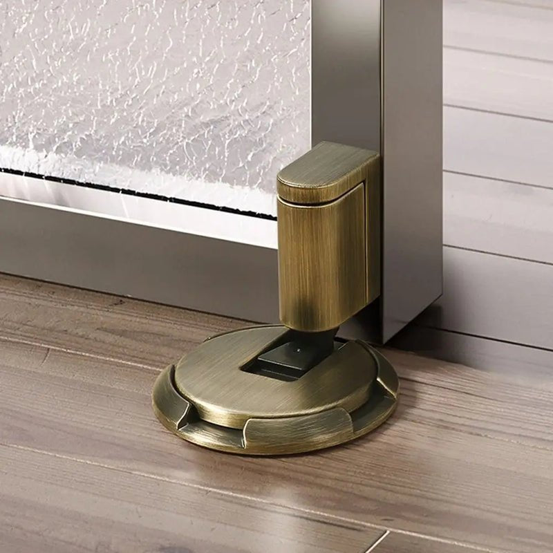Magnetischer Türstopper rostfrei – stoppt Zuschlagen sofort | Kleben oder Schrauben | Schutz für Wände &amp; Finger