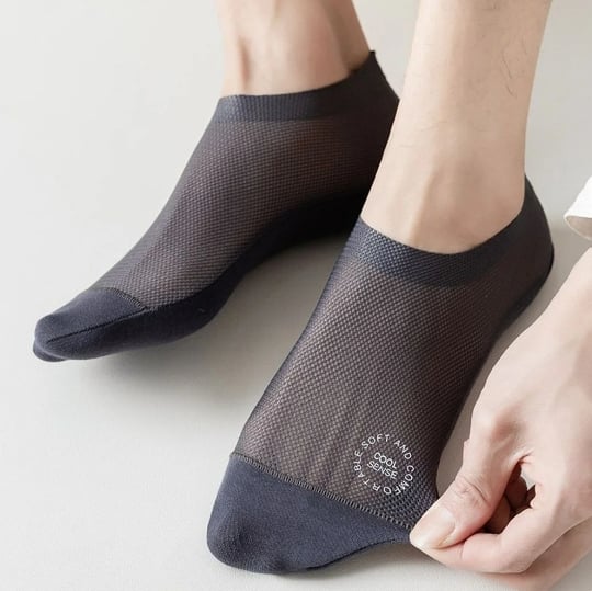 No-show socks ultra-thin (4 pairs) | Non-slip grip, invisible in sneakers &amp; slippers | Seamless &amp; breathable