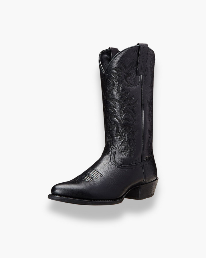 Damen Cowboystiefel Schwarz im Western-Stil | Elegante Westernstiefel mit klassischem Design für Alltag und besondere Anlässe