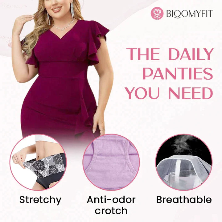 High-Waisted Tummy Control Leak-Proof Panty Slip