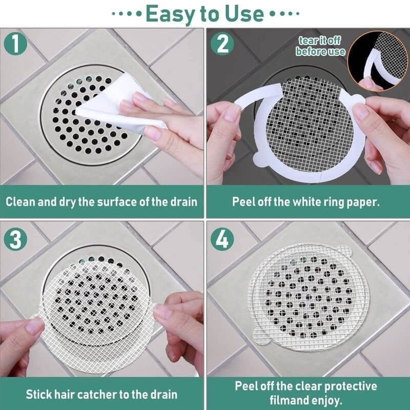 CleanFlow – Adesivi usa e getta per scarichi a pavimento