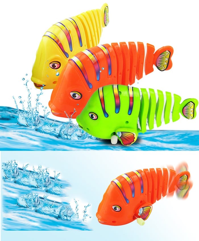 Giocattolo da pesca a molla per bambini | Rotazione a 360° e movimenti acrobatici | Plastica resistente | Carino come regalo