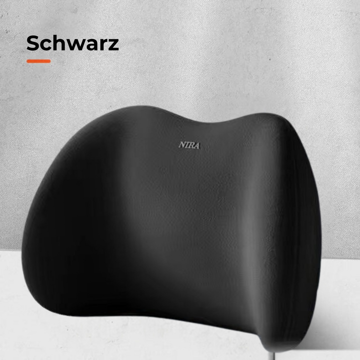 Nacken- &amp; Lendenwirbelkissen fürs Auto | Ergonomische HWS- &amp; Rückenstütze | Memory-Schaum, verstellbar &amp; einfach zu montieren