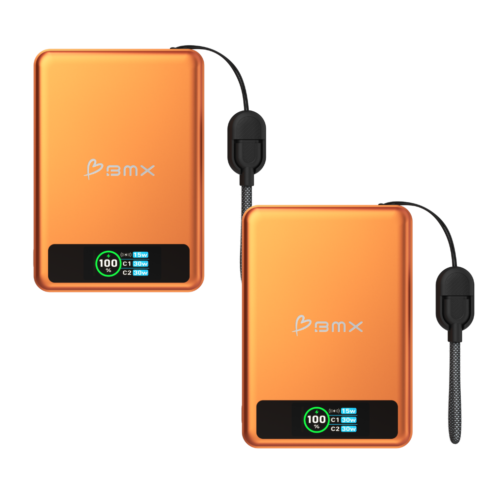Magnetische Powerbank 10000 mAh | Qi2 Powerbank mit 30W USB-C Schnellladung 2er-Set