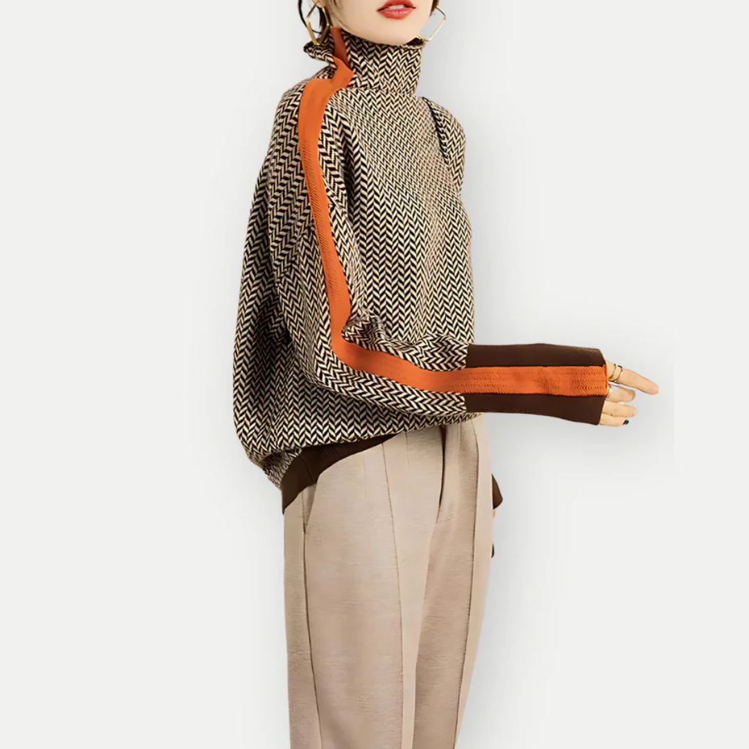 Damen Winterpullover Langarm | Warmer Pullover mit vielseitigem Design für Alltag, Büro und elegante Winteroutfits