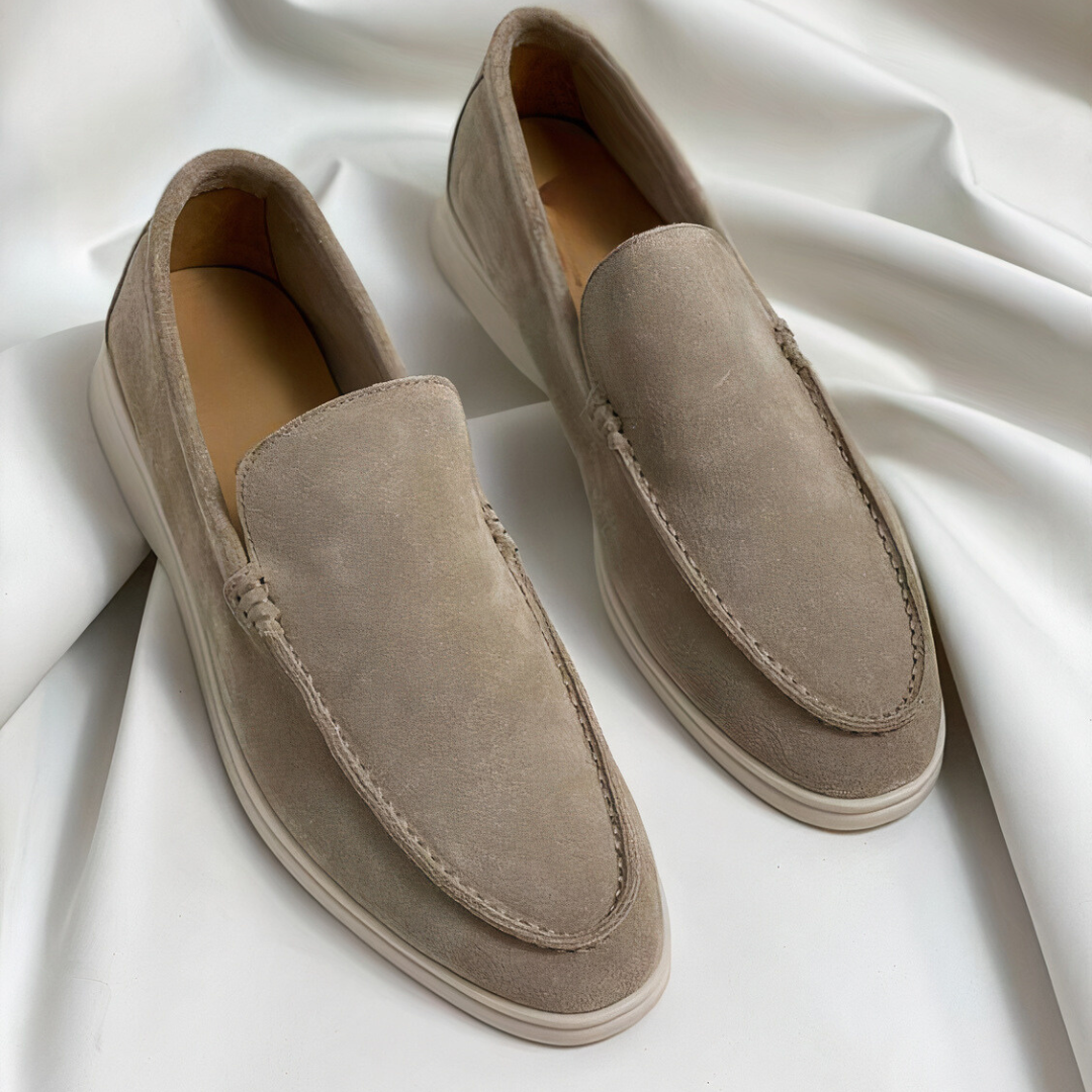 Herren Loafer im Vintage-Look | Bequemer Slip-on-Schuh mit handgenähten Details | Gio Freizeitschuhe für Alltag