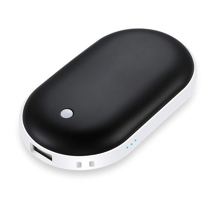 Wiederaufladbarer Handwärmer 5200 mAh | 3 Heizstufen bis 55 °C, Powerbank-Funktion und beidseitige Wärme | 4–8 Std.