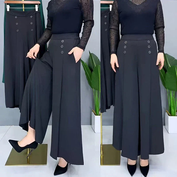 Damen Weitbein-Hose | Elegante Wide-Leg Hose mit hohem Tragekomfort für Alltag und Büro