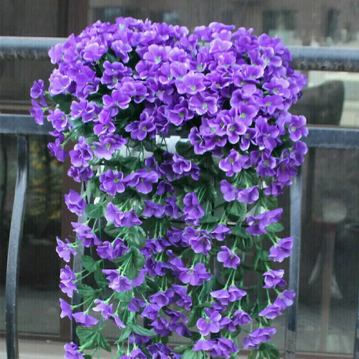 Künstliche Hängeblumen | Realistisch &amp; Pflegeleicht | Elegante Raumdekoration