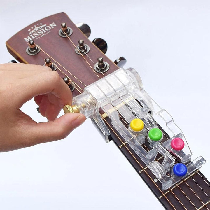 Aiuto per imparare la chitarra StringLeitfaden™ | Portatile e compatto | Impara gli accordi più velocemente, ideale per principianti e in viaggio