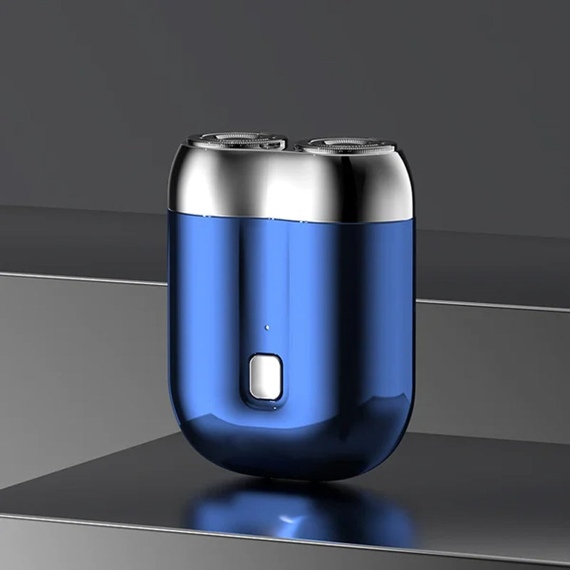 Elektrorasierer wasserdicht IPX6 | Kompakter USB-Rasierer mit 60 Min. Akkulaufzeit für Nass- &amp; Trockenrasur