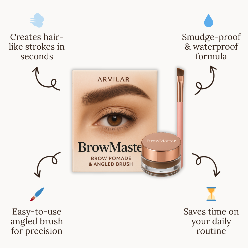 BrowMaster™ — Perfekte Microblading-Brows sofort | 1+1 GRATIS