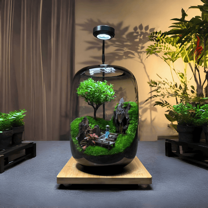 LushVista - Diorama paesaggio di muschio