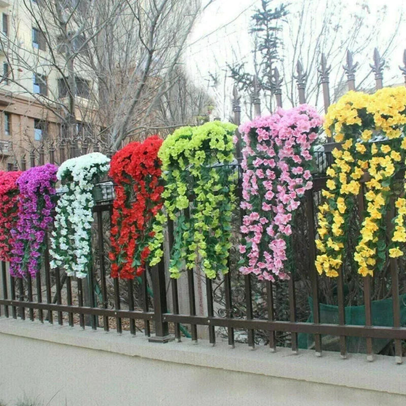 Künstliche Hängeblumen | Realistisch &amp; Pflegeleicht | Elegante Raumdekoration