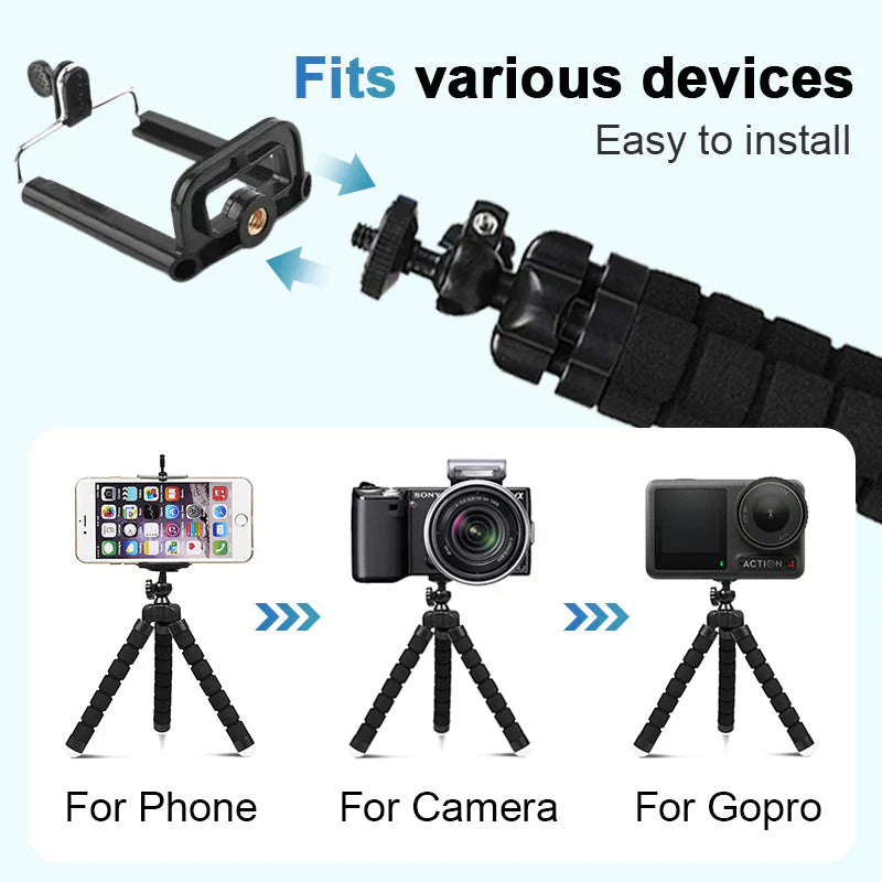 🎁Limited time 50% OFF🎁✨Flexible mini tripod