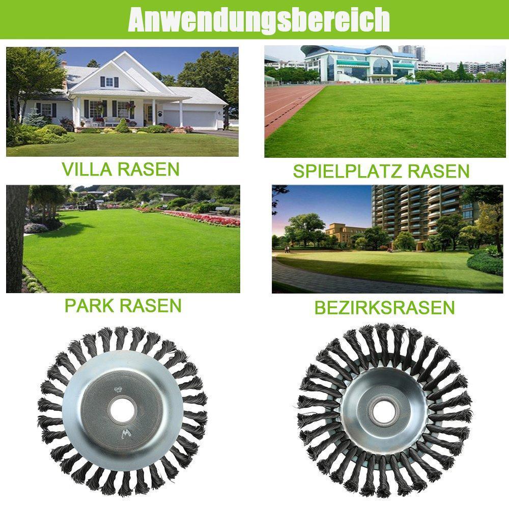 4-in-1 Gartengerät mit 2-Takt-Motor | Rasentrimmer, Heckenschere, Freischneider &amp; Hochentaster | Leistungsstarkes Multitool für Gartenpflege