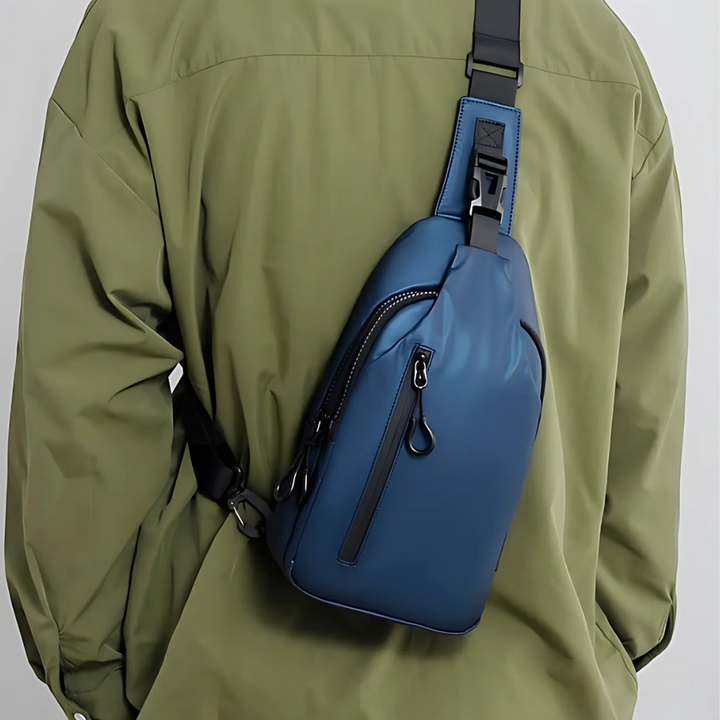 Anti-Diebstahl Crossbody Tasche | Wasserabweisende Reisetasche mit versteckten Reißverschlüssen | 6+ Fächer für Handy &amp; Reisepass