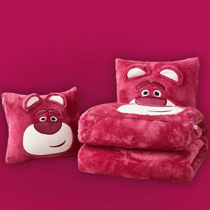 2-in-1 plush pillow-blanket | Usable as pillow, unfolds into blanket | Ultra-soft &amp; warm | Sizes: 90×190 to 200×200