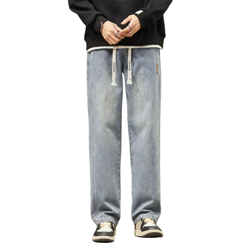 Herren Straight Jeans | Locker geschnittene Jeans mit geradem Bein