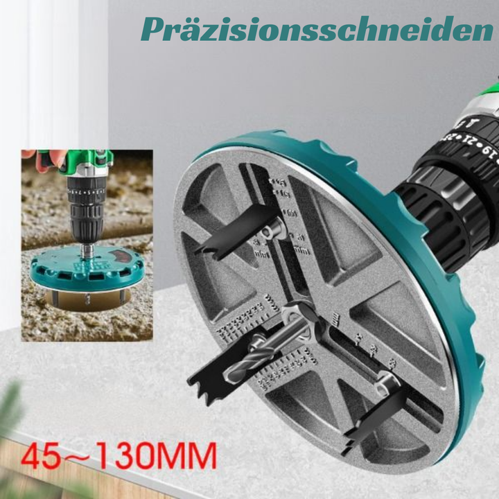Scie-cloche réglable 10–14 cm | Coupes précises jusqu&