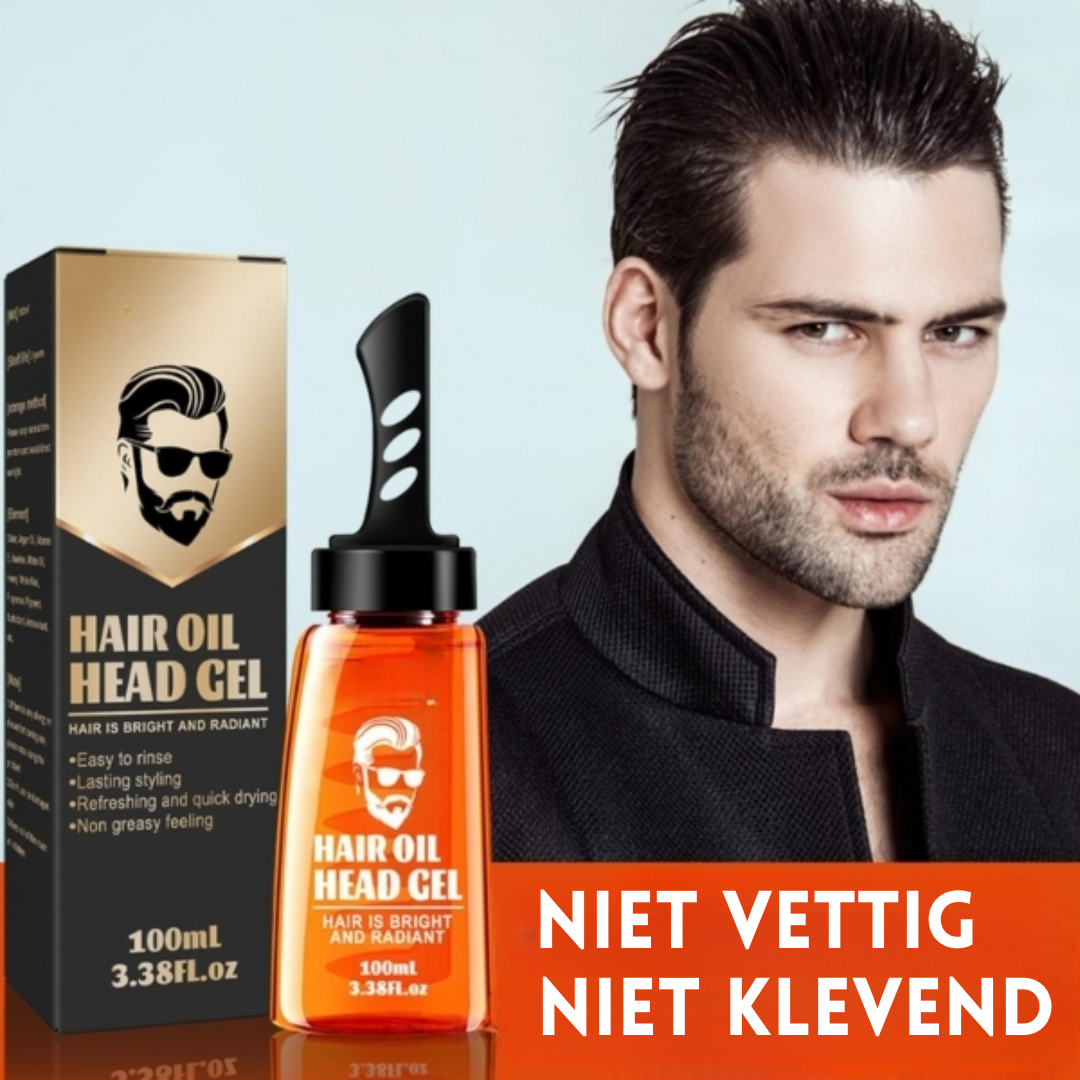 Haarstyling Gel-Kamm 2-in-1 | 100 ml starker Halt ohne Kleben | präziser Auftrag für Volumen &amp; Textur | 1+1 Set