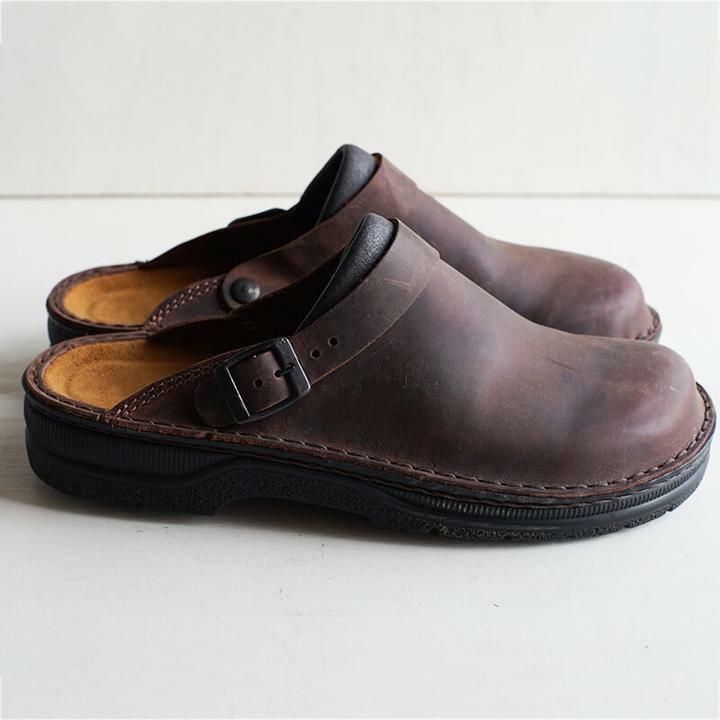 Herren Komfort-Slipper mit breiter Zehenbox | Herausnehmbare Einlegesohle &amp; Rocker-Sohle | Dämpfend, leicht &amp; atmungsaktiv