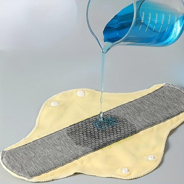 Waschbare Slipeinlagen im Mehrfachsatz | Weich, saugfähig &amp; wiederverwendbar | Mit Druckknöpfen für sicheren Halt