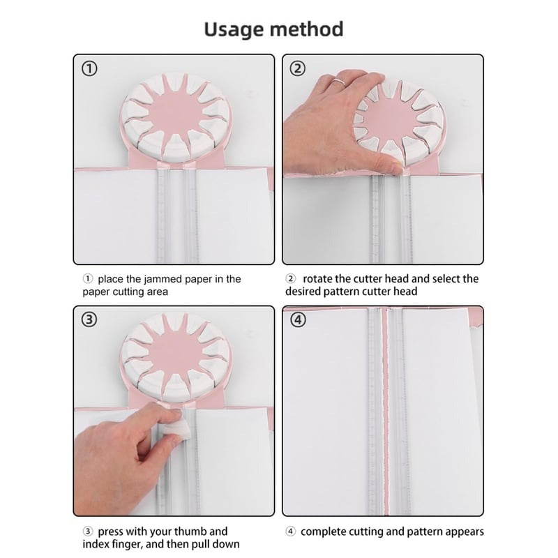 Papierkanten-Schneider für saubere Ränder | Präziser Edge Cutter für Karten &amp; Bastelpapier | Schnell, gleichmäßig, einfach zu führen | Für DIY &amp; Scrapbooking
