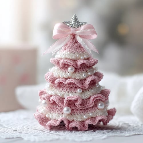 TwinkleStitch – Kit de crochet fait main pour sapins de Noël