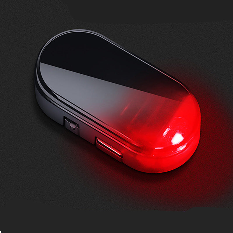 Solar LED Auto Alarmleuchte | Blinkende Sicherheitsanzeige für Auto | Automatischer Nachtsensor | Solar &amp; USB-Aufladung | 2er- oder 4er-Set