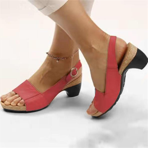 Damen Pumps mit niedrigem Blockabsatz | Bequeme elegante Schuhe mit weicher Sohle | Stabiler Alltagslook