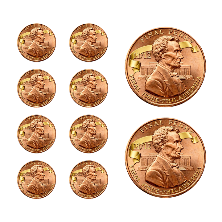 ⏰ Black Friday – zeitlich begrenztes Angebot – Lincolns letzter Penny – 11/12 aus der Philadelphia-Prägeanstalt – Limitierte Auflage Sammlermünze
