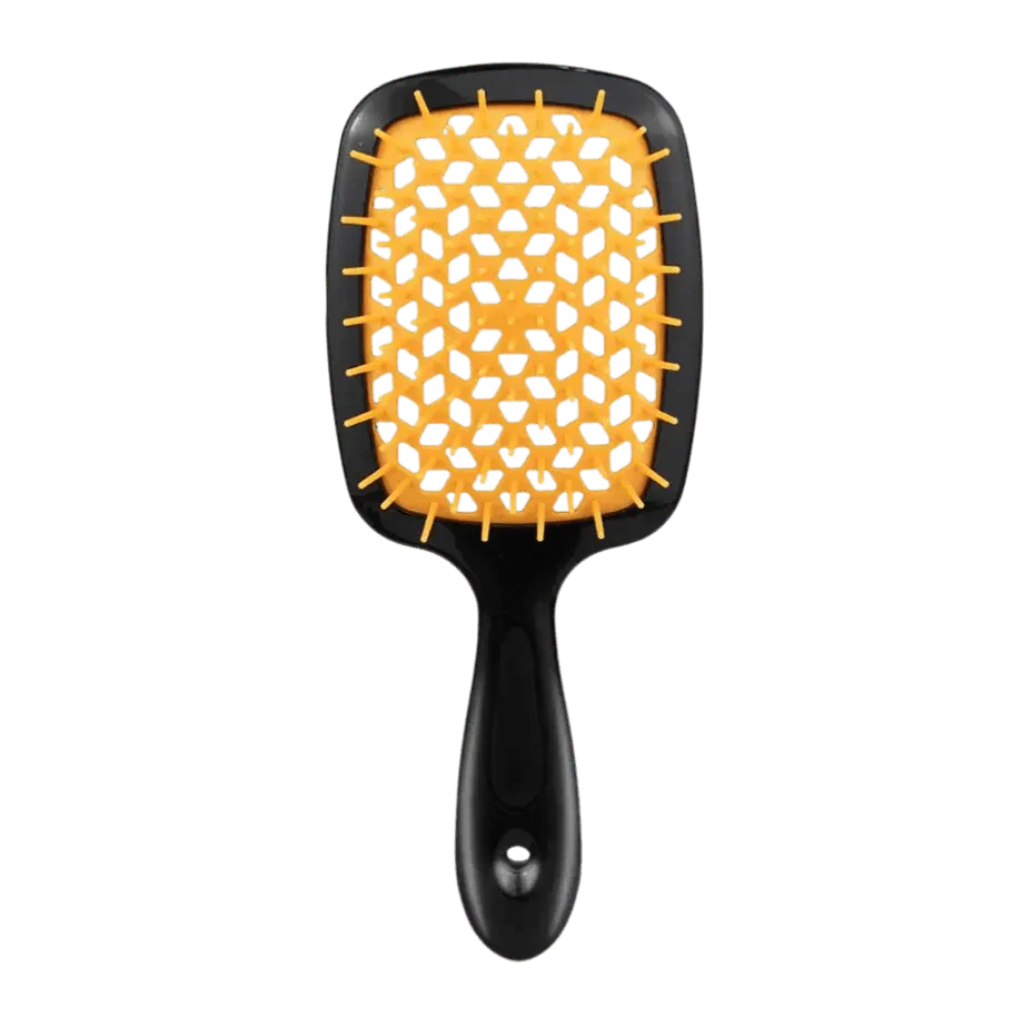 Entwirr-Haarbürste Paddelbürste | Schmerzfrei entknoten + Kopfhautmassage | Anti-statisch gegen Frizz | 5 Farben