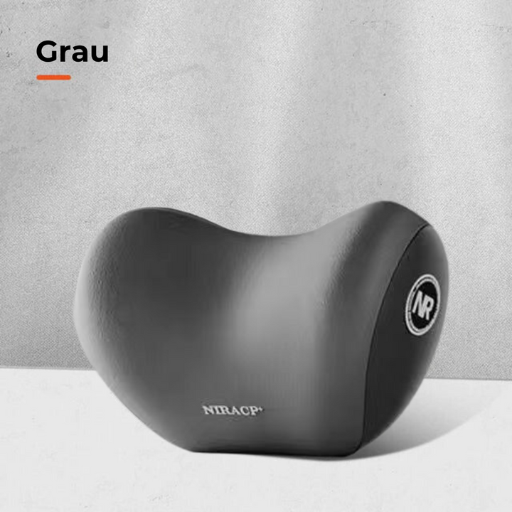 Nacken- &amp; Lendenwirbelkissen fürs Auto | Ergonomische HWS- &amp; Rückenstütze | Memory-Schaum, verstellbar &amp; einfach zu montieren