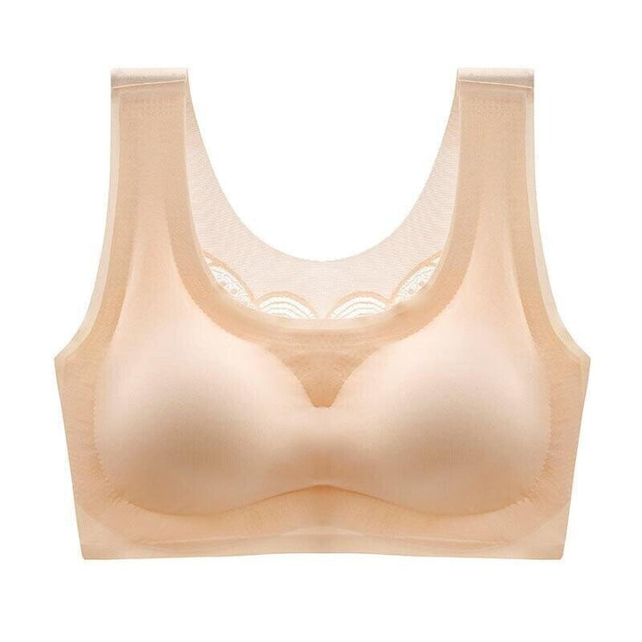 Damen Plus-Size Komfort-BH ohne Bügel | Kühler Soft-BH mit glatter Passform | Größen M-7XL