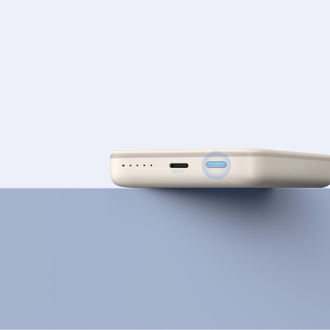 Magnetische Powerbank 10.000 mAh | Kabelloses 20W Schnellladegerät mit USB-C &amp; MagSafe-kompatibel