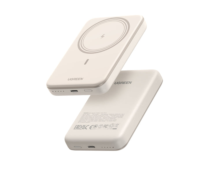 Magnetische Powerbank 10.000 mAh | Kabelloses 20W Schnellladegerät mit USB-C &amp; MagSafe-kompatibel