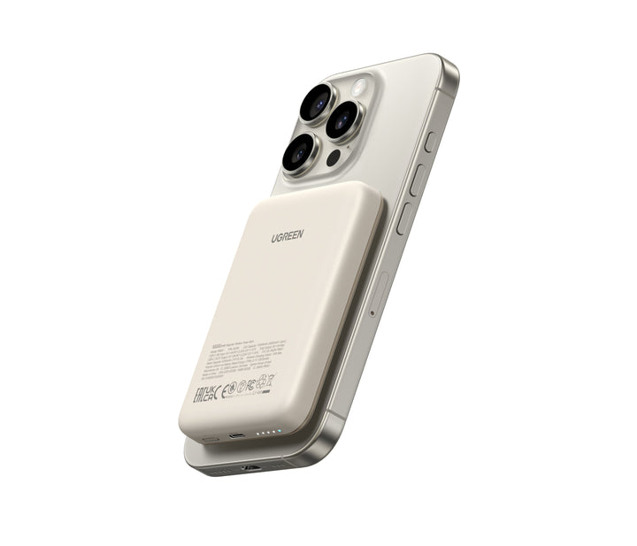 Magnetische Powerbank 10.000 mAh | Kabelloses 20W Schnellladegerät mit USB-C &amp; MagSafe-kompatibel
