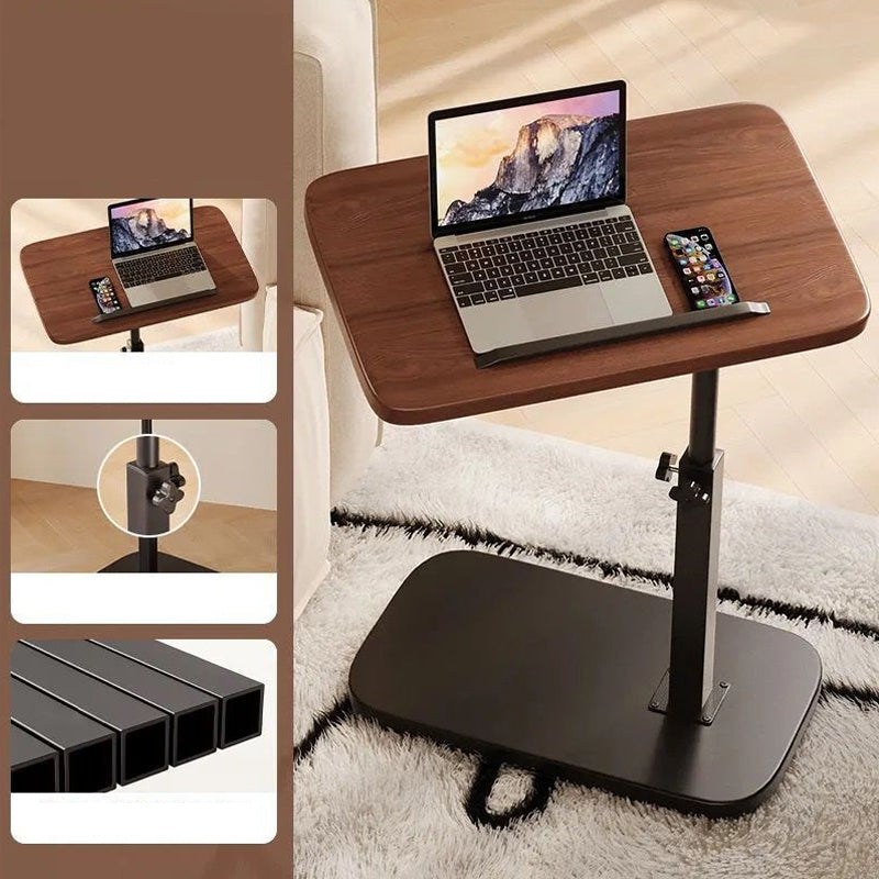 Laptoptisch | Höhenverstellbar 45–80 cm mit Rollen, 360° Drehfunktion und 30 kg Belastbarkeit