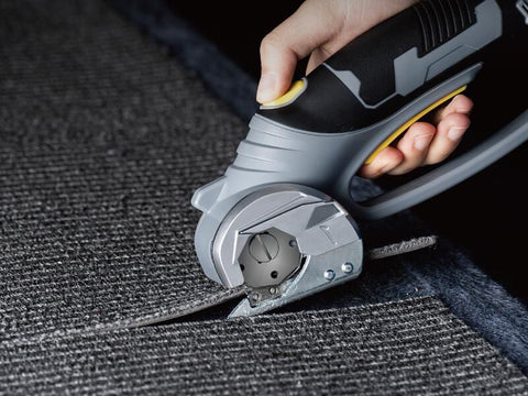 Wiederaufladbare elektrische Schere mit LED | 1500mAh Akku &amp; S5-Stahlklingen | SwiftCut Schneidewerkzeug