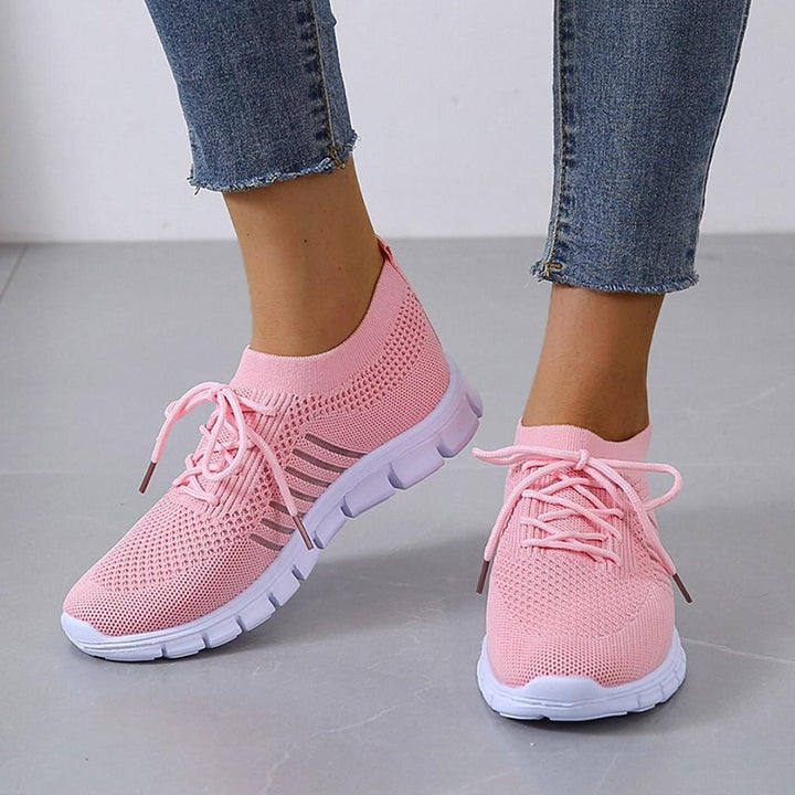 Orthopädische Damen-Sneaker mit Dämpfung | Atmungsaktiv &amp; leicht | Ergonomische Unterstützung | Für Alltag, Arbeit &amp; Spaziergänge