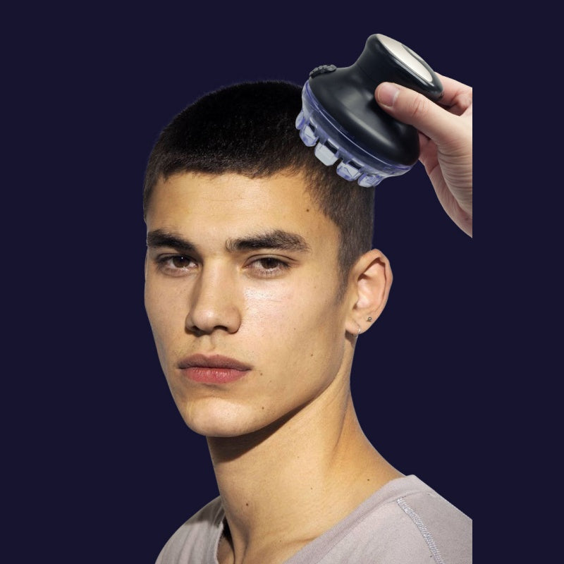 Automatic hair clipper with 360° rotary head | 3 length settings, stainless steel blades | LED display, USB-C in 2 hours