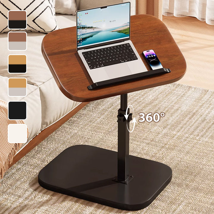 Laptoptisch | Höhenverstellbar 45–80 cm mit Rollen, 360° Drehfunktion und 30 kg Belastbarkeit