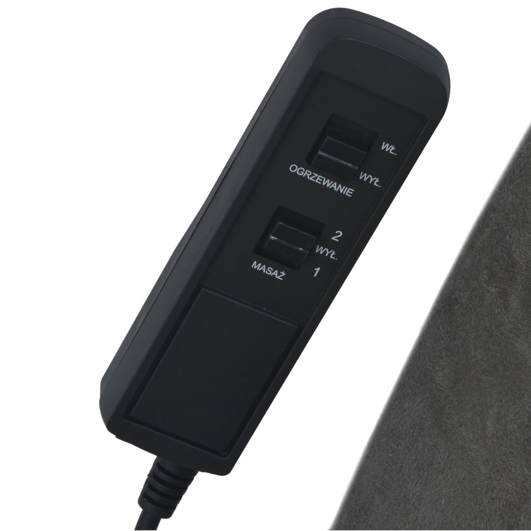 Elektrischer Fußwärmer mit Massagefunktion | Heizschuh mit 2 Massageintensitäten, separater Heizfunktion und Fernbedienung