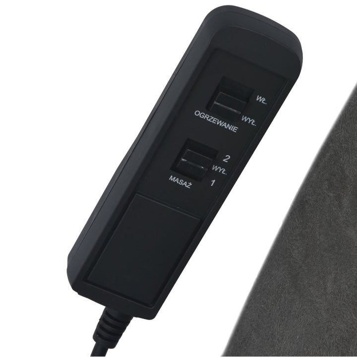 Elektrischer Fußwärmer mit Massagefunktion | Heizschuh mit 2 Massageintensitäten, separater Heizfunktion und Fernbedienung
