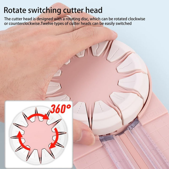 Papierkanten-Schneider für saubere Ränder | Präziser Edge Cutter für Karten &amp; Bastelpapier | Schnell, gleichmäßig, einfach zu führen | Für DIY &amp; Scrapbooking
