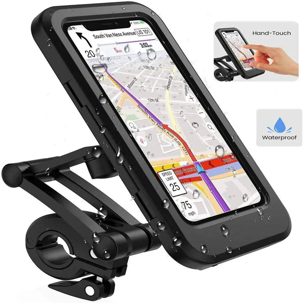 Fahrrad Handyhalterung | Wasserdichte Smartphone-Halterung mit 360° Drehung für Lenker