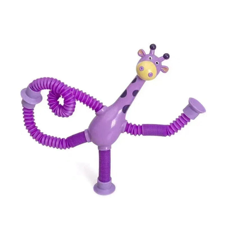 GiraffaStretch – Giocattolo divertente estensibile con ventosa